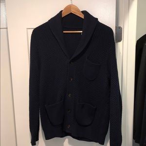 J. Crew Quilted Cotton Cardigan